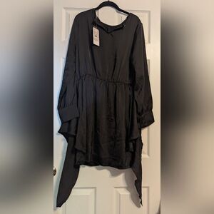 Creative Concept Elegant Black Mini Dress NWT